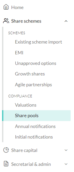 How do I authorise a share pool 1